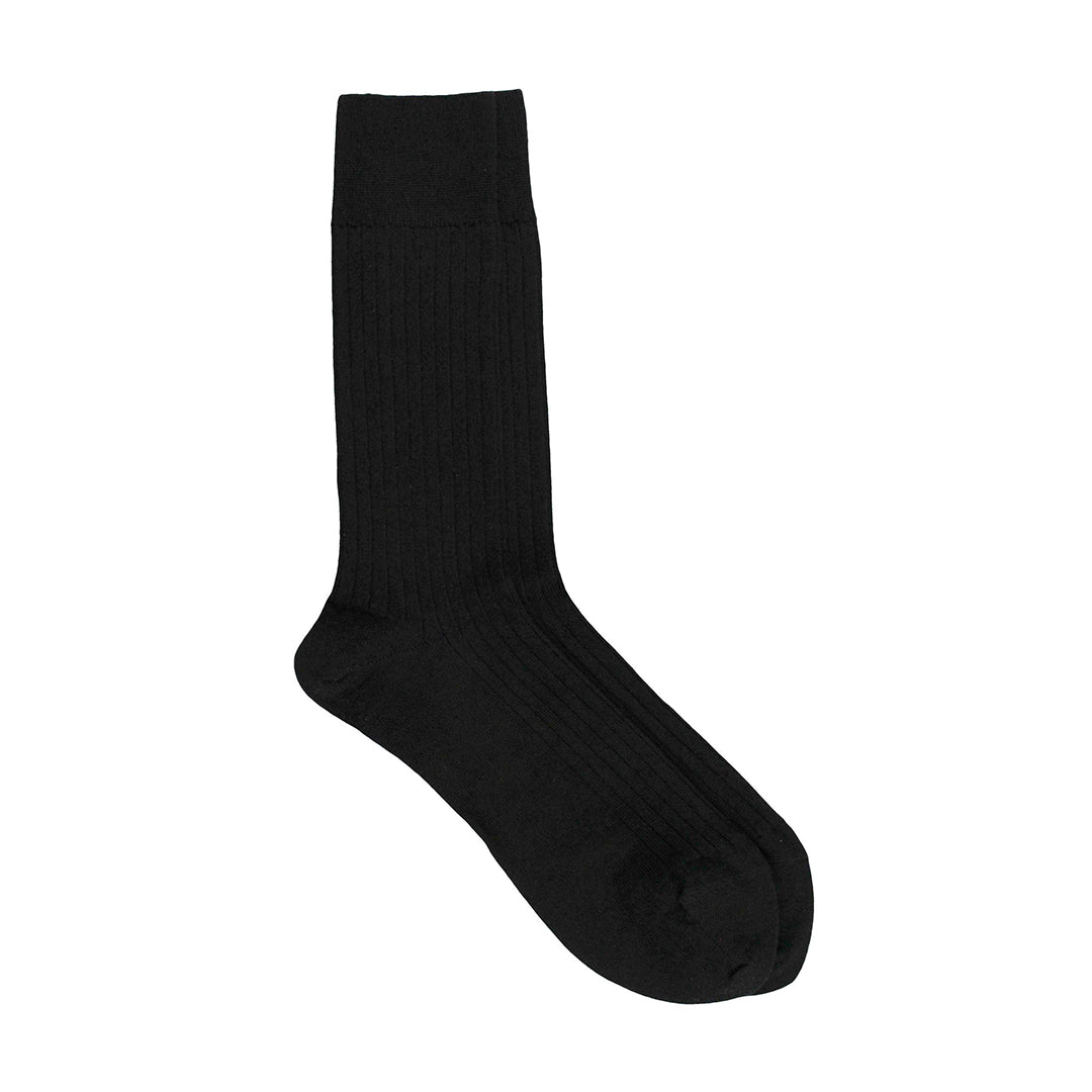 Chaussettes Marcel - Laine mérinos (Noir)