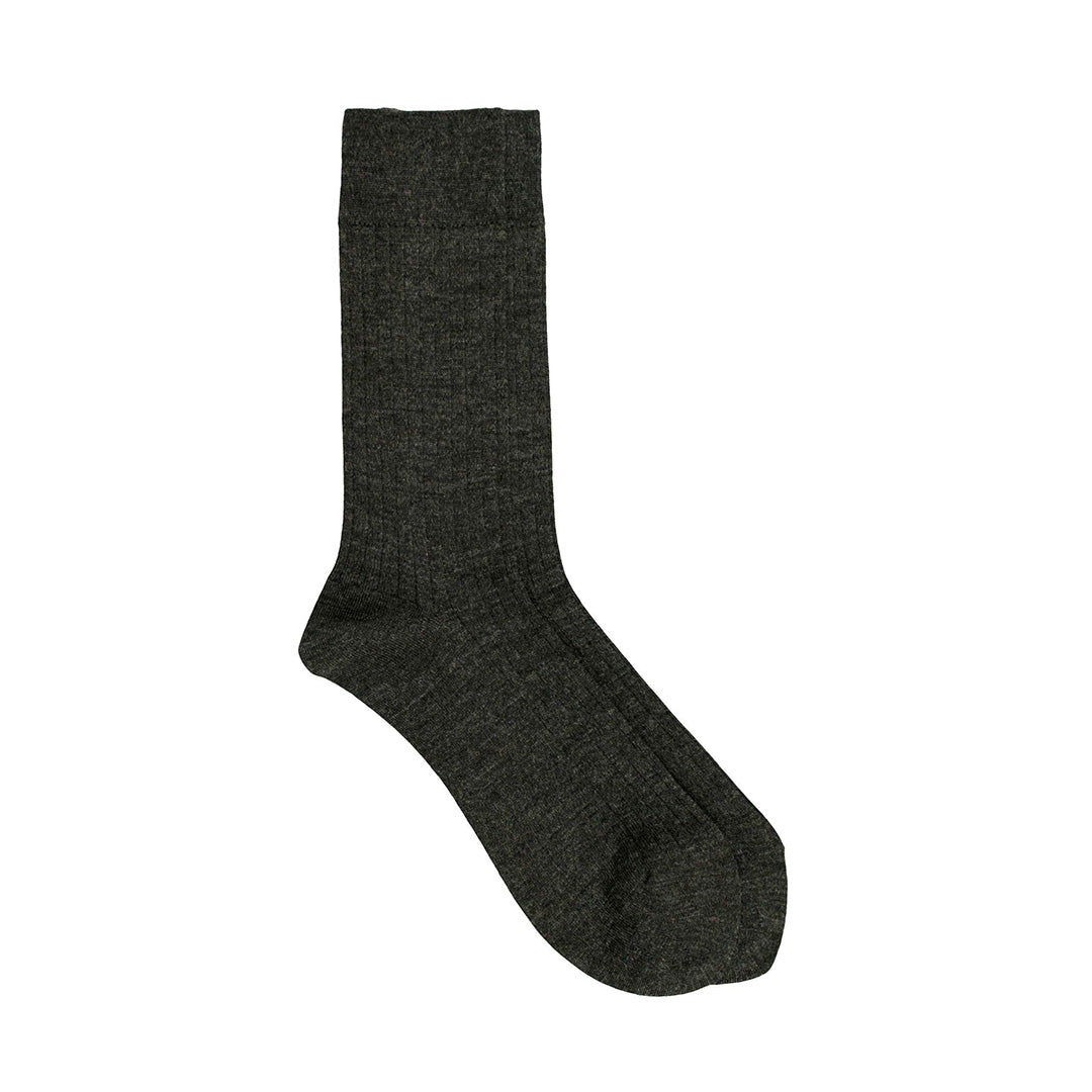 Chaussettes Marcel - Laine mérinos (Gris)