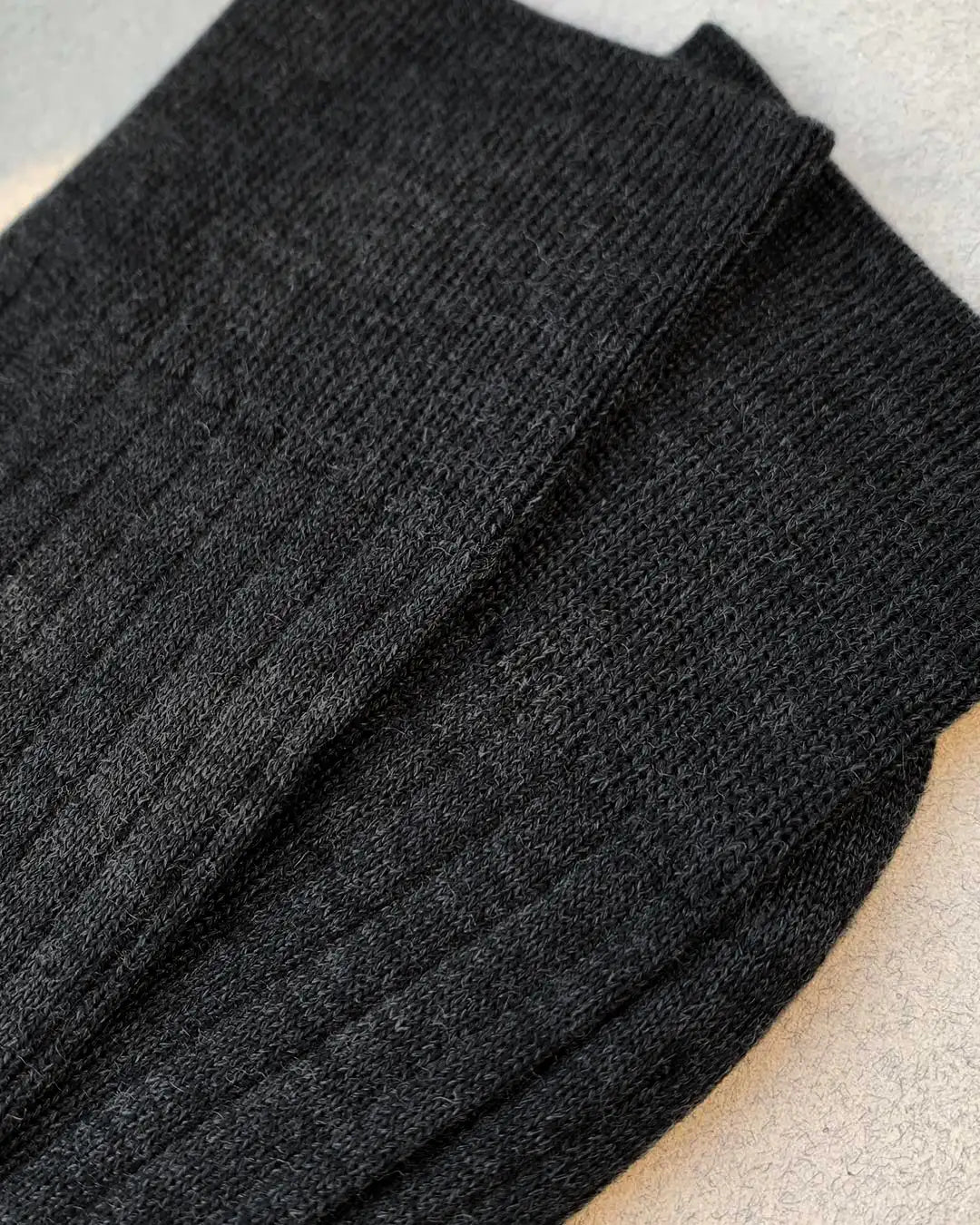 Chaussettes Marcel - Laine mérinos (Gris)