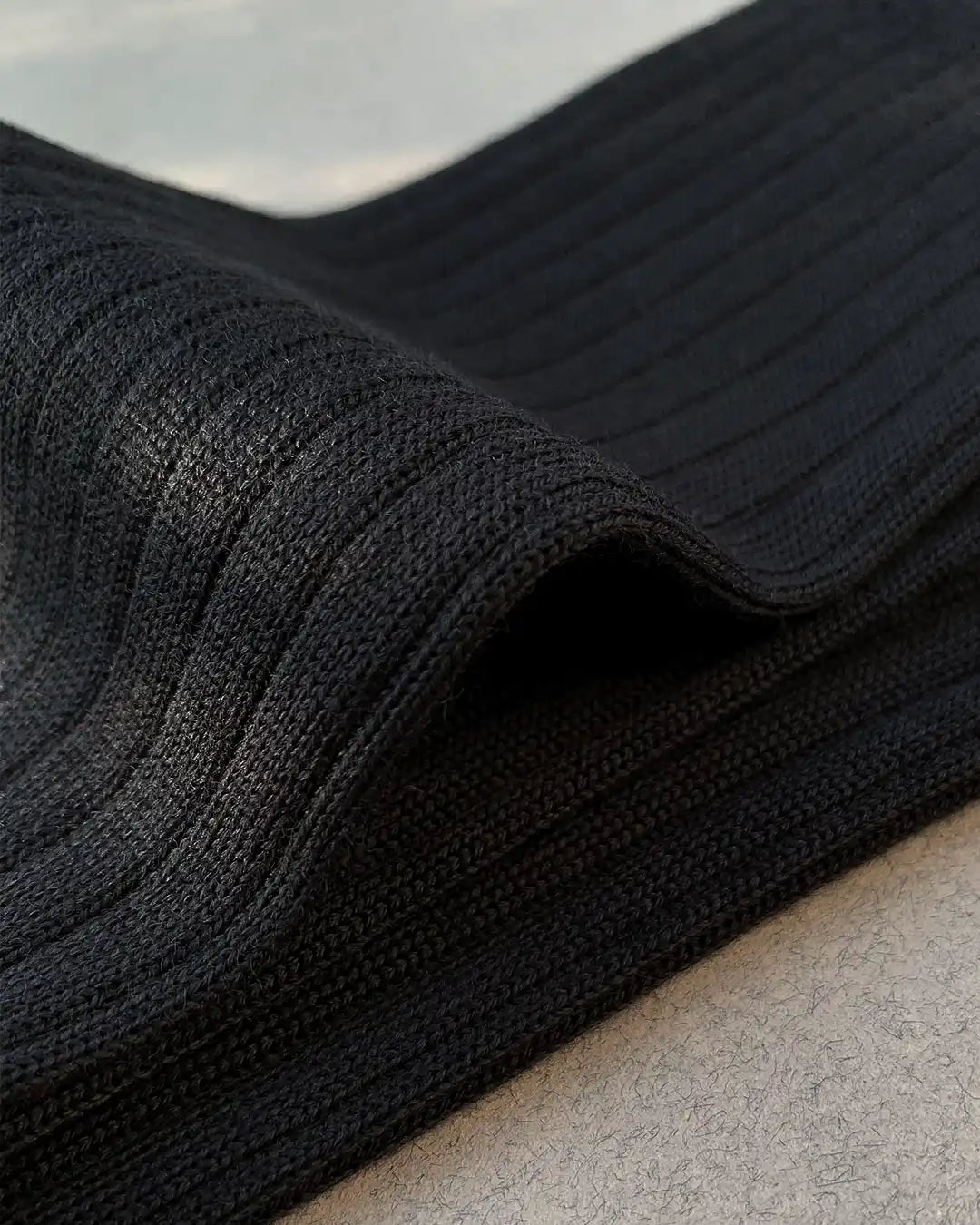 Chaussettes Marcel - Laine mérinos (Noir)