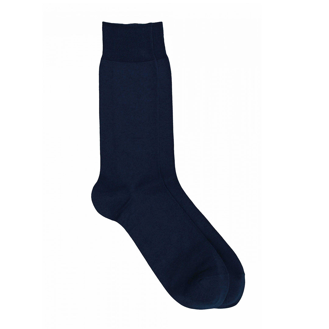 Chaussettes Paul - Coton fil d'Écosse (Bleu)